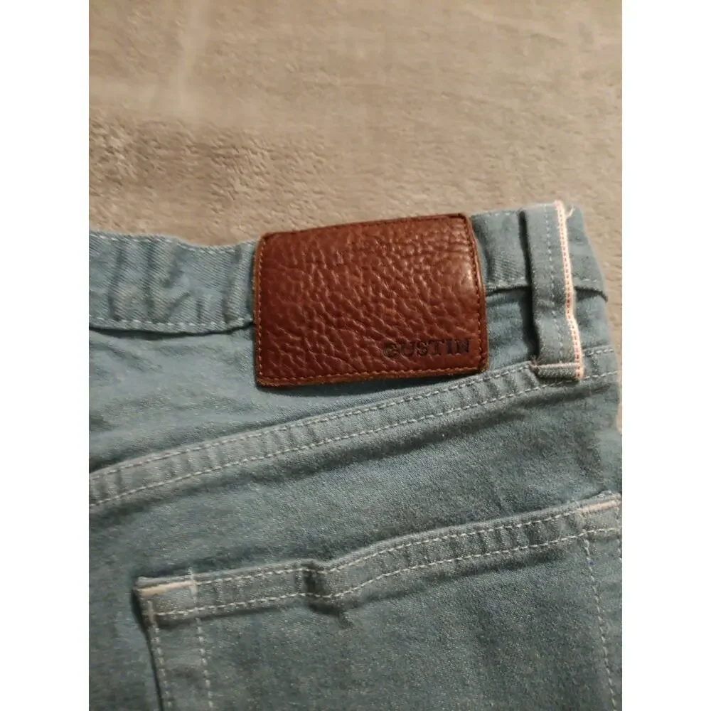 Gustin Selvedge California Skinny Jeans Mens 32W x 32L Button Fly
